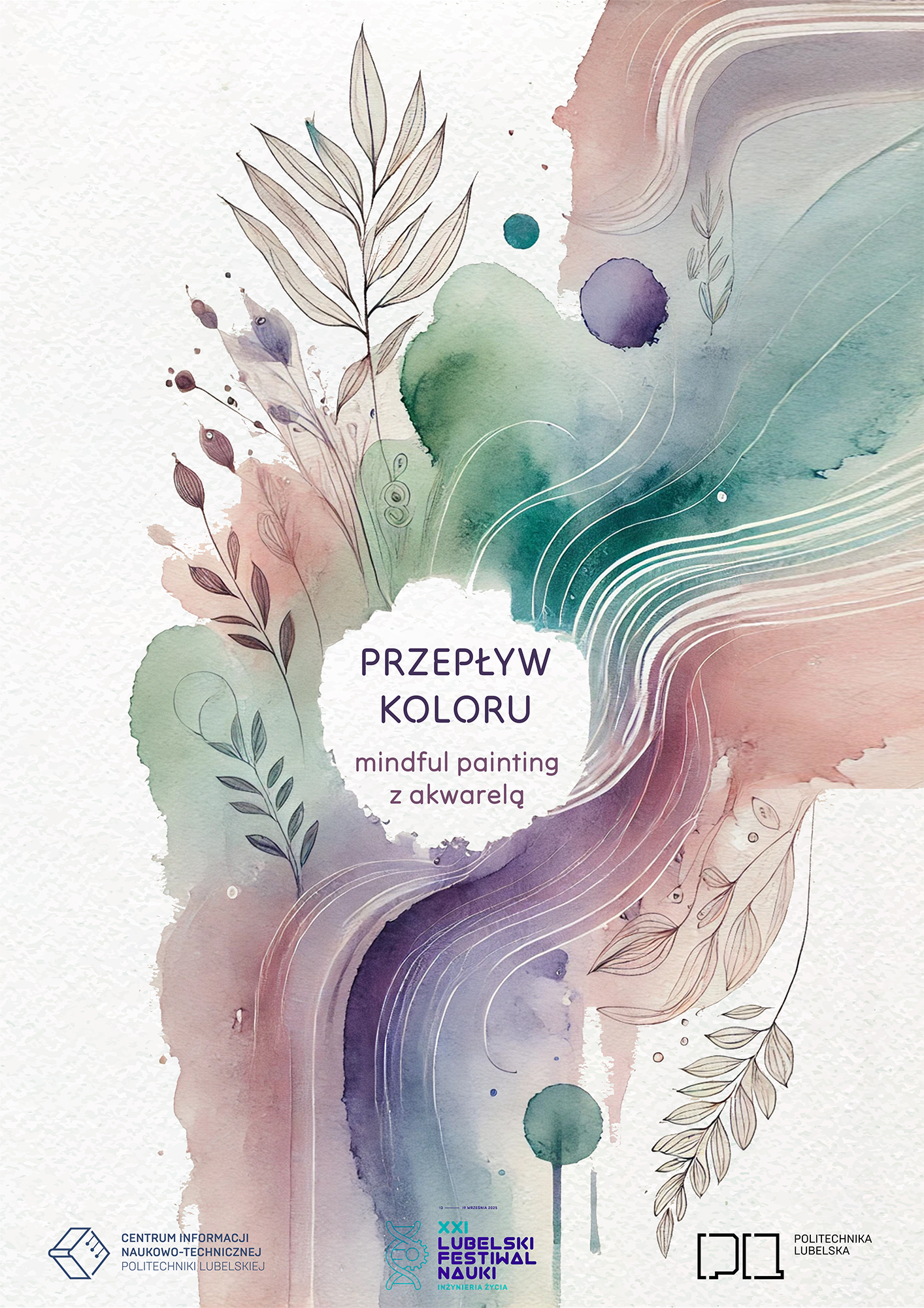 Przepływ koloru - mindful painting z akwarelą