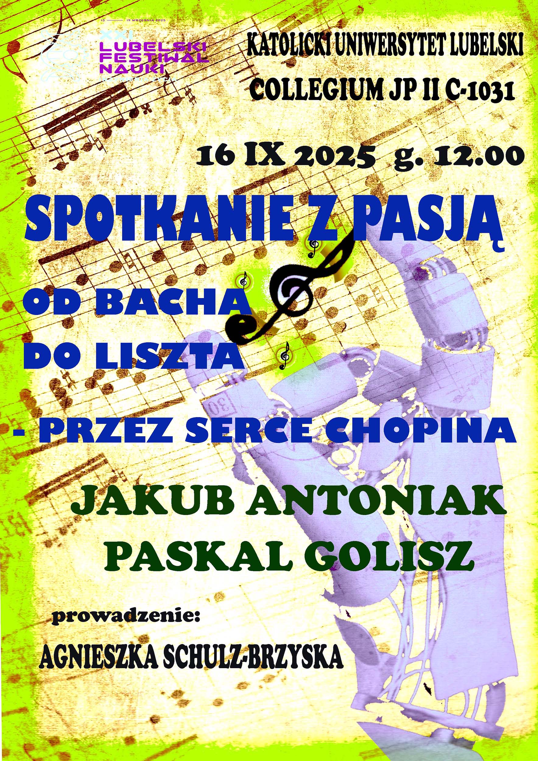 Spotkanie z Pasją: Od Bacha do Liszta – przez serce Chopina