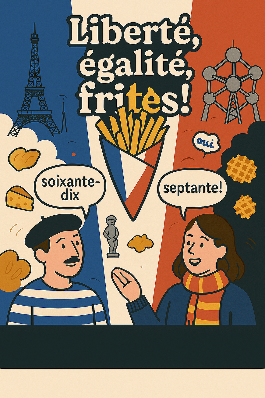 „Liberté, égalité, frites!”, czyli o Francji,  Belgii i francuskim
