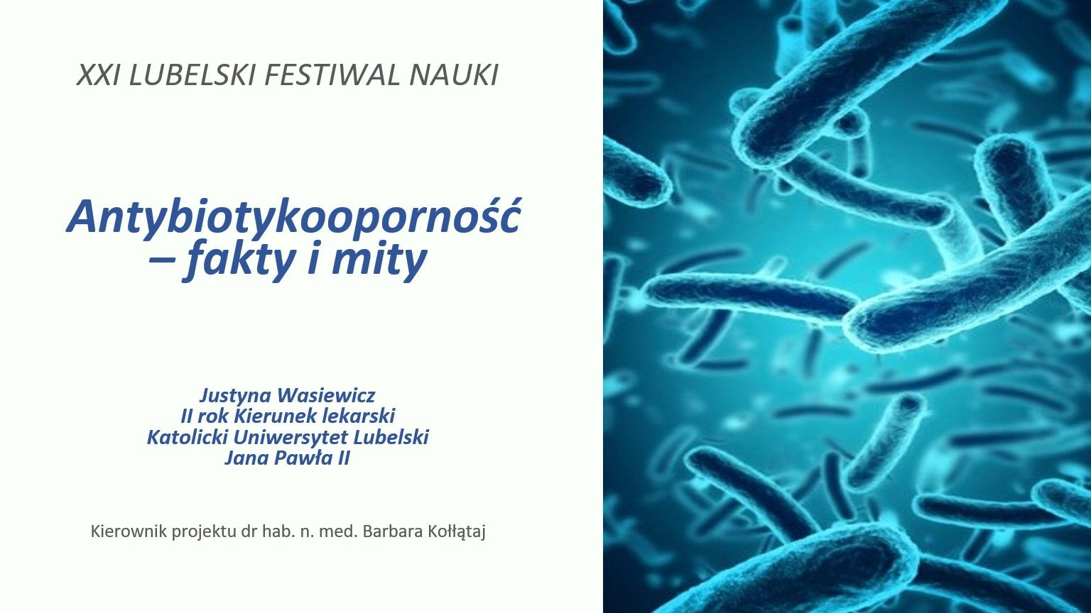 Antybiotykooporność - fakty i mity