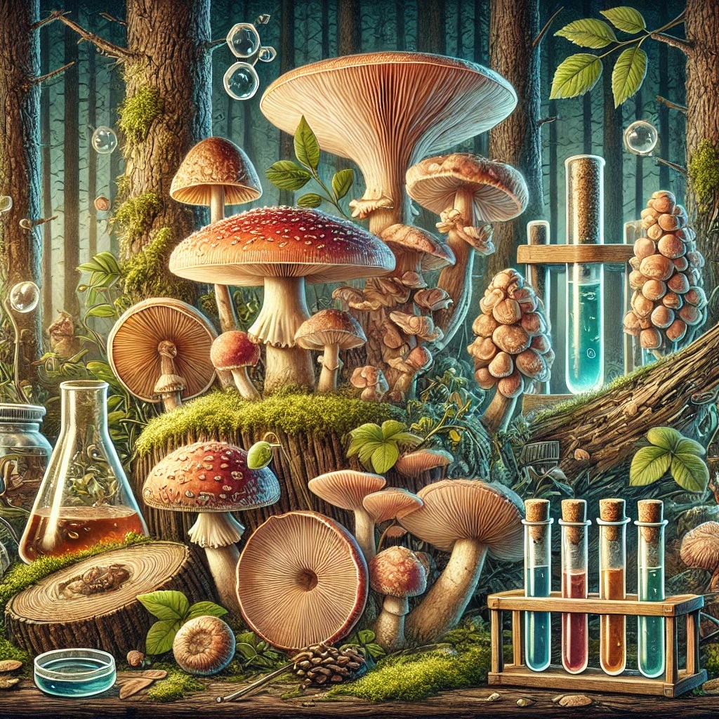 Grzyby wielkoowocnikowe Ascomycetes i Basidiomycetes źródłem substancji bioaktywnych