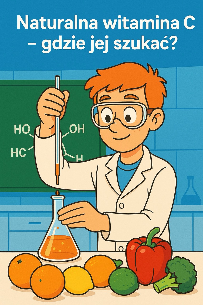 Naturalna witamina C - gdzie jej szukać? Ilościowe oznaczanie witaminy C w produktach spożywczych.