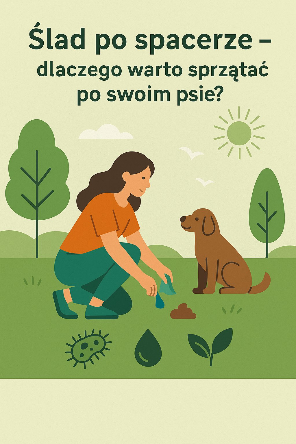 Ślad po spacerze - dlaczego warto sprzątać po swoim psie?