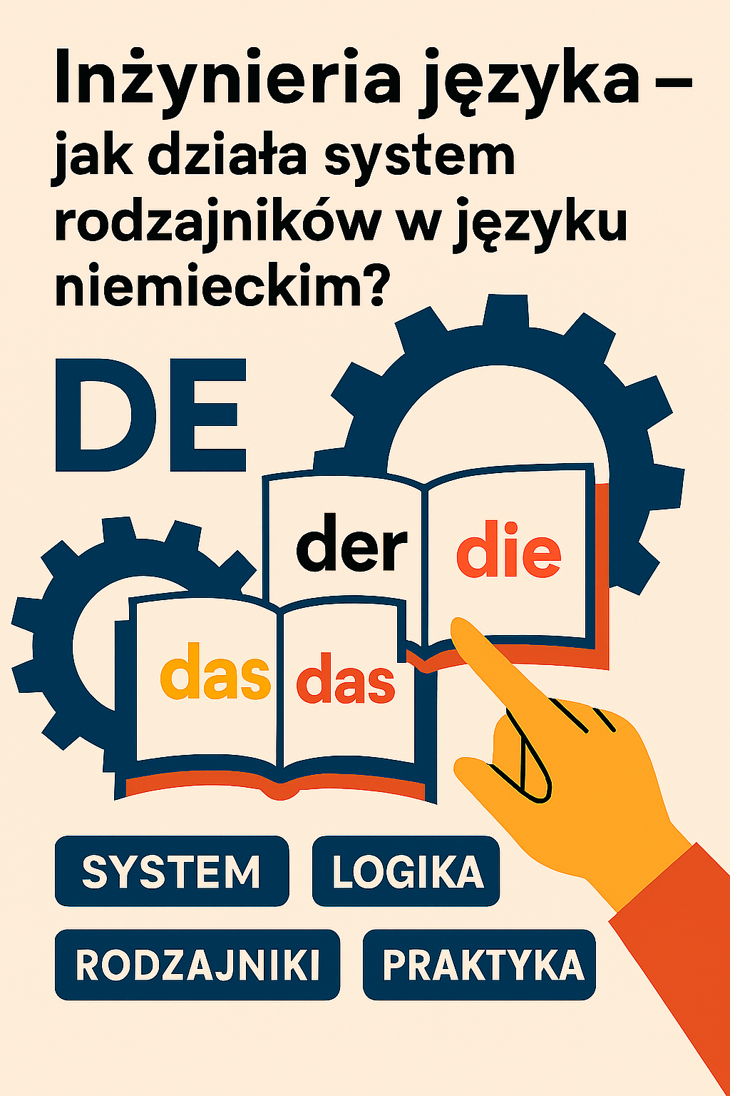 „Inżynieria języka — jak działa system rodzajników w niemieckim?”.