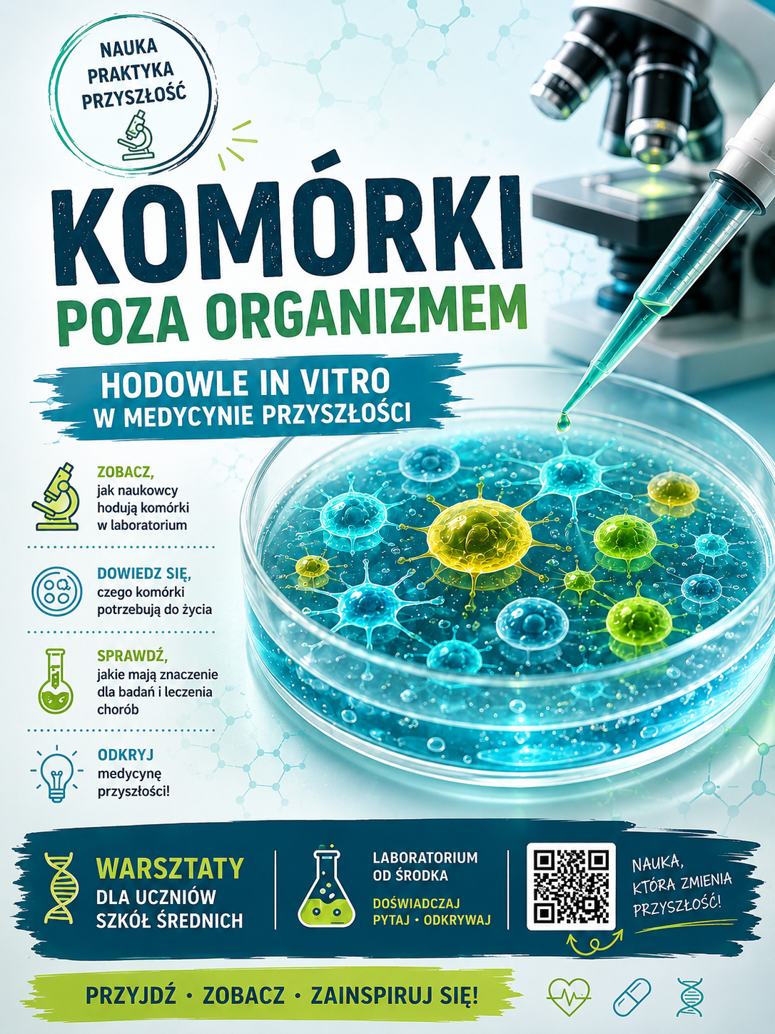 Komórki poza organizmem – hodowle in vitro w medycynie przyszłości