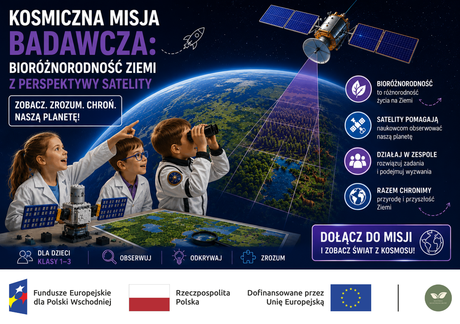 Kosmiczna Misja Badawcza: Bioróżnorodność Ziemi z perspektywy satelity