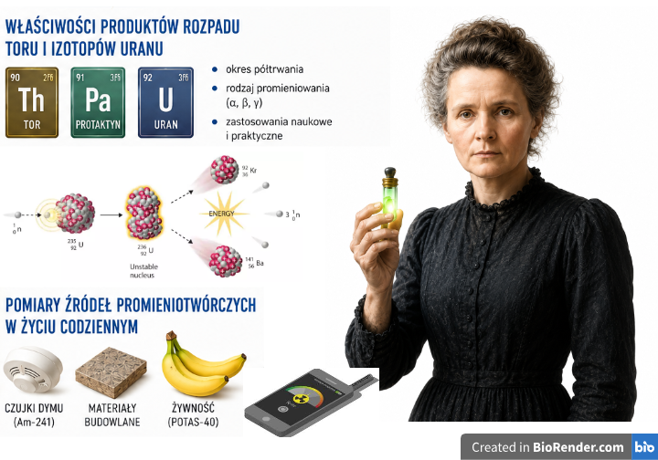 Uran i tor: rozpad i rozszczepienie