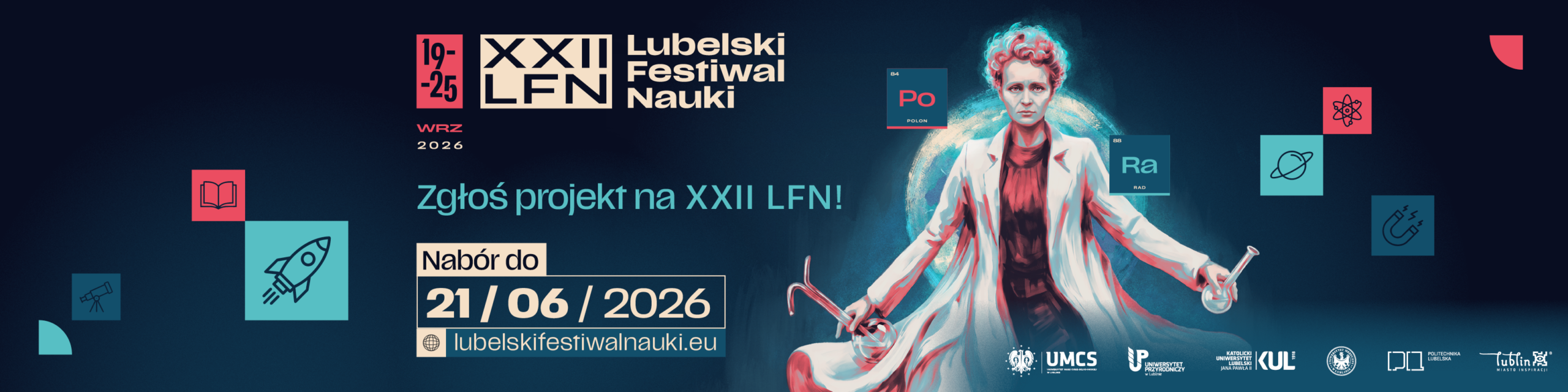 XXII Lubelski Festiwal Nauki 2026 — 2026 Rok Popularyzacji Nauki