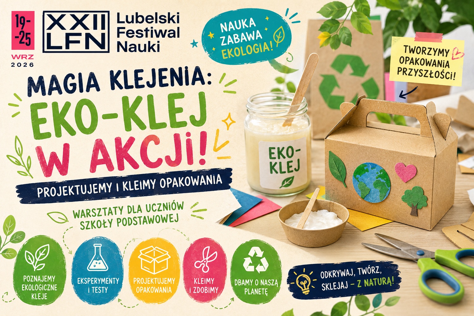 Magia klejenia: eko-klej w akcji! Projektujemy i kleimy opakowania