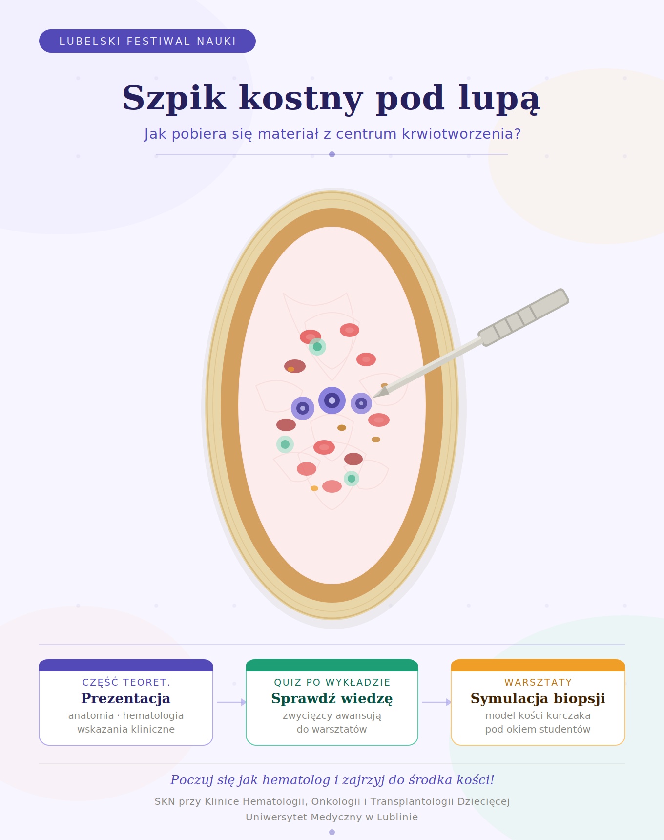Szpik kostny pod lupą - jak pobiera się materiał z centrum krwiotworzenia?