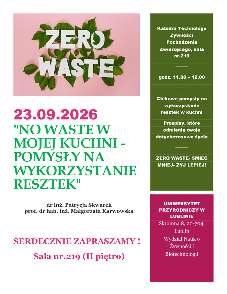 No waste w mojej kuchni- pomysły na wykorzystanie resztek.