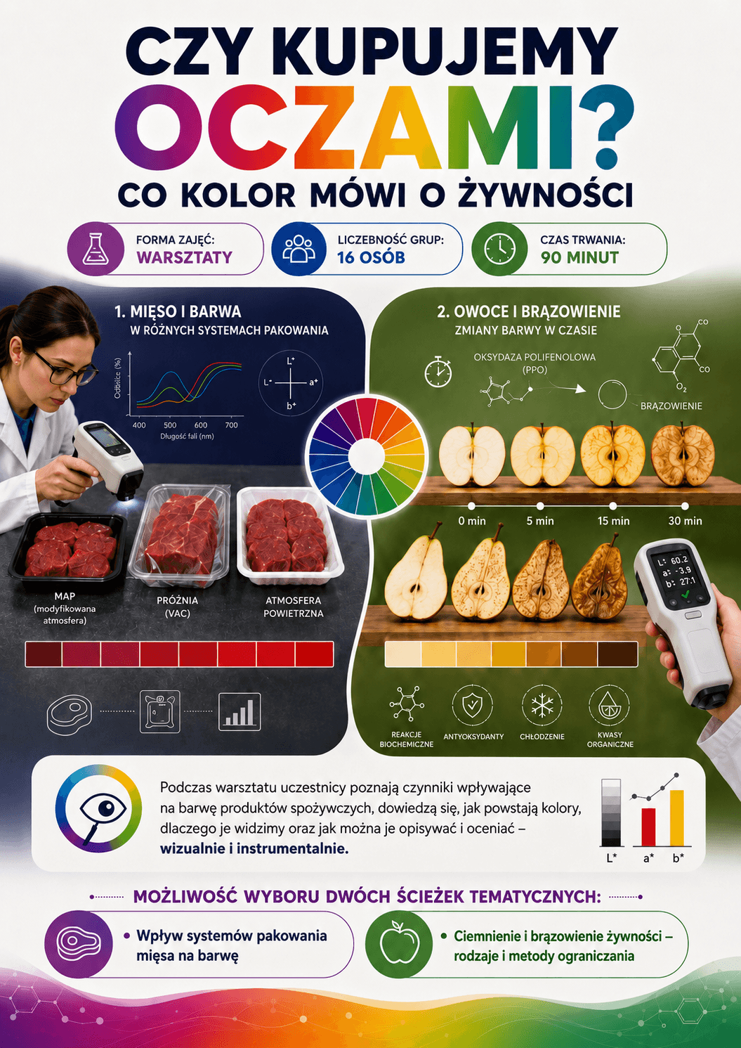 Czy kupujemy oczami? Co kolor mówi o żywności.