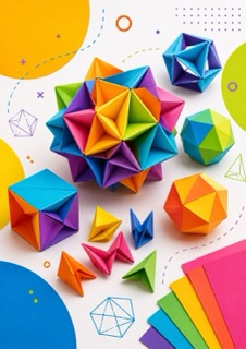 Zaginamy matematykę - warsztaty origami 3D