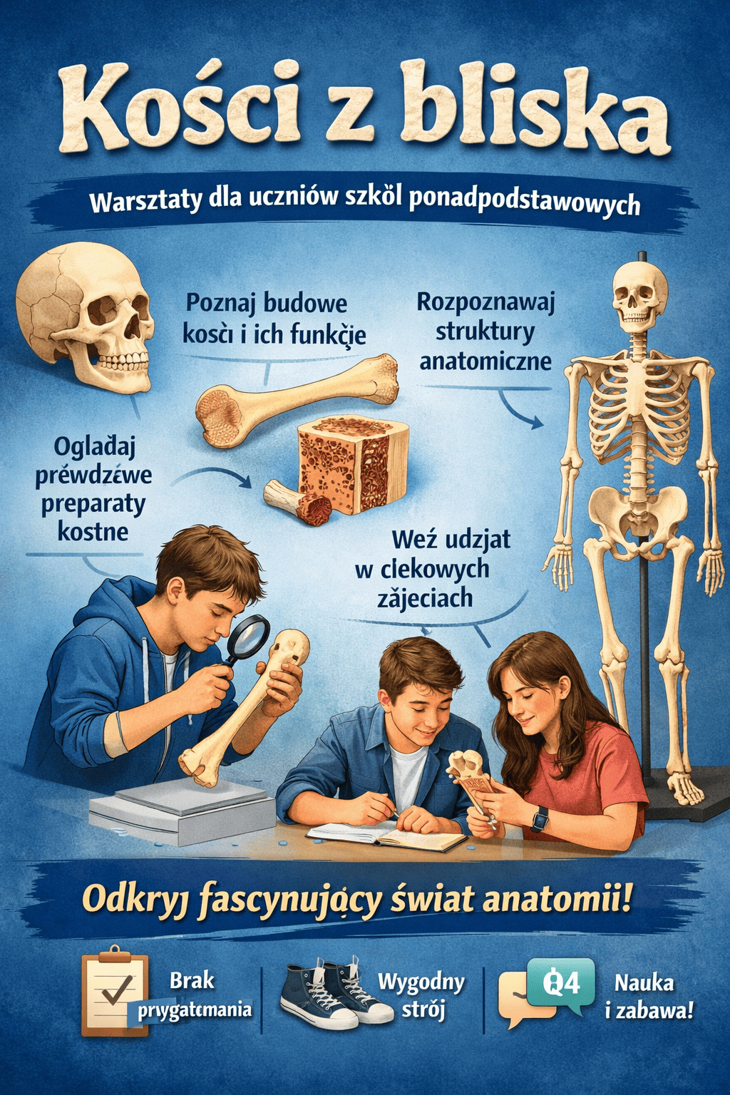 Kości z bliska