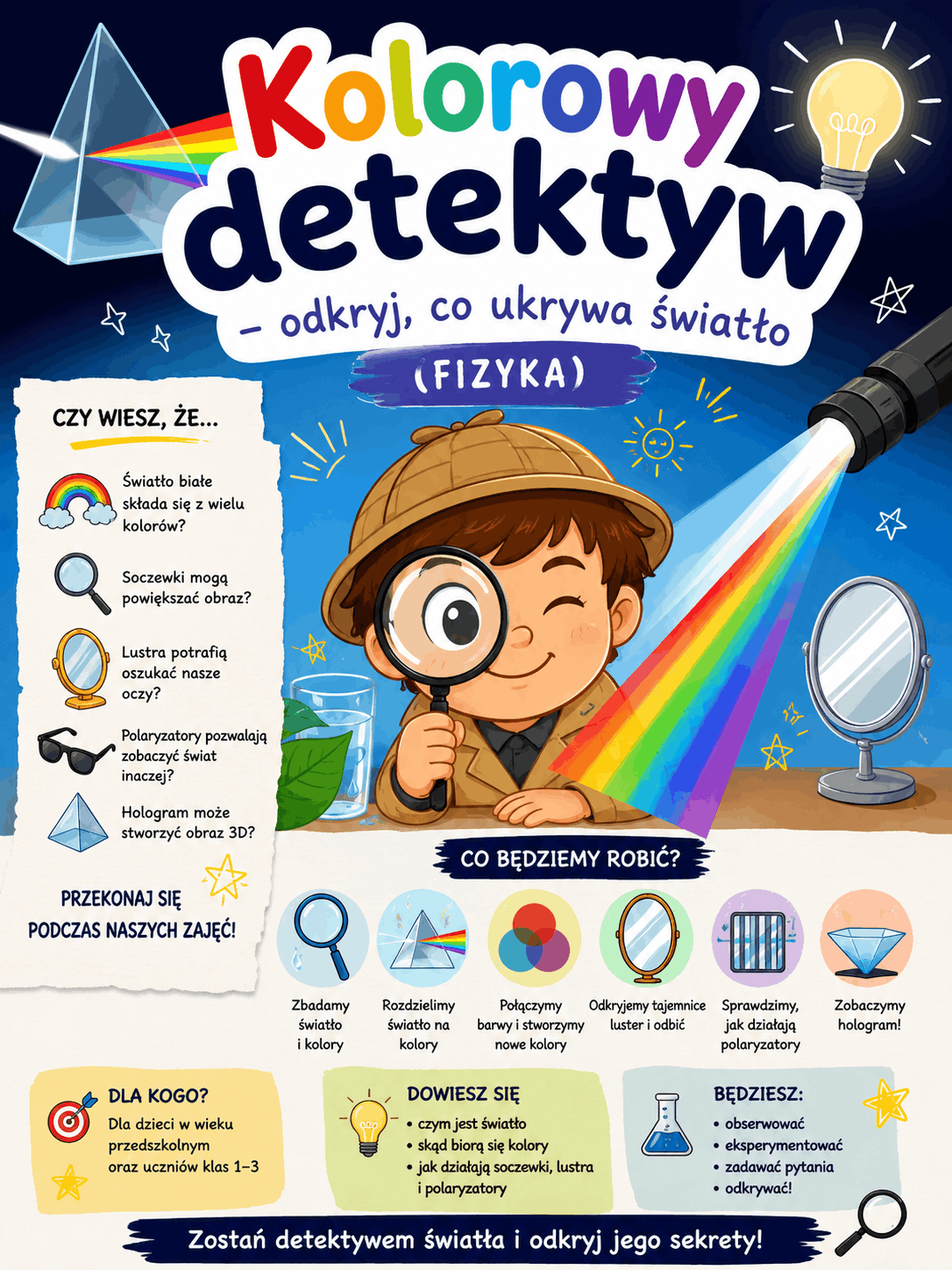Kolorowy detektyw – odkryj, co ukrywa światło