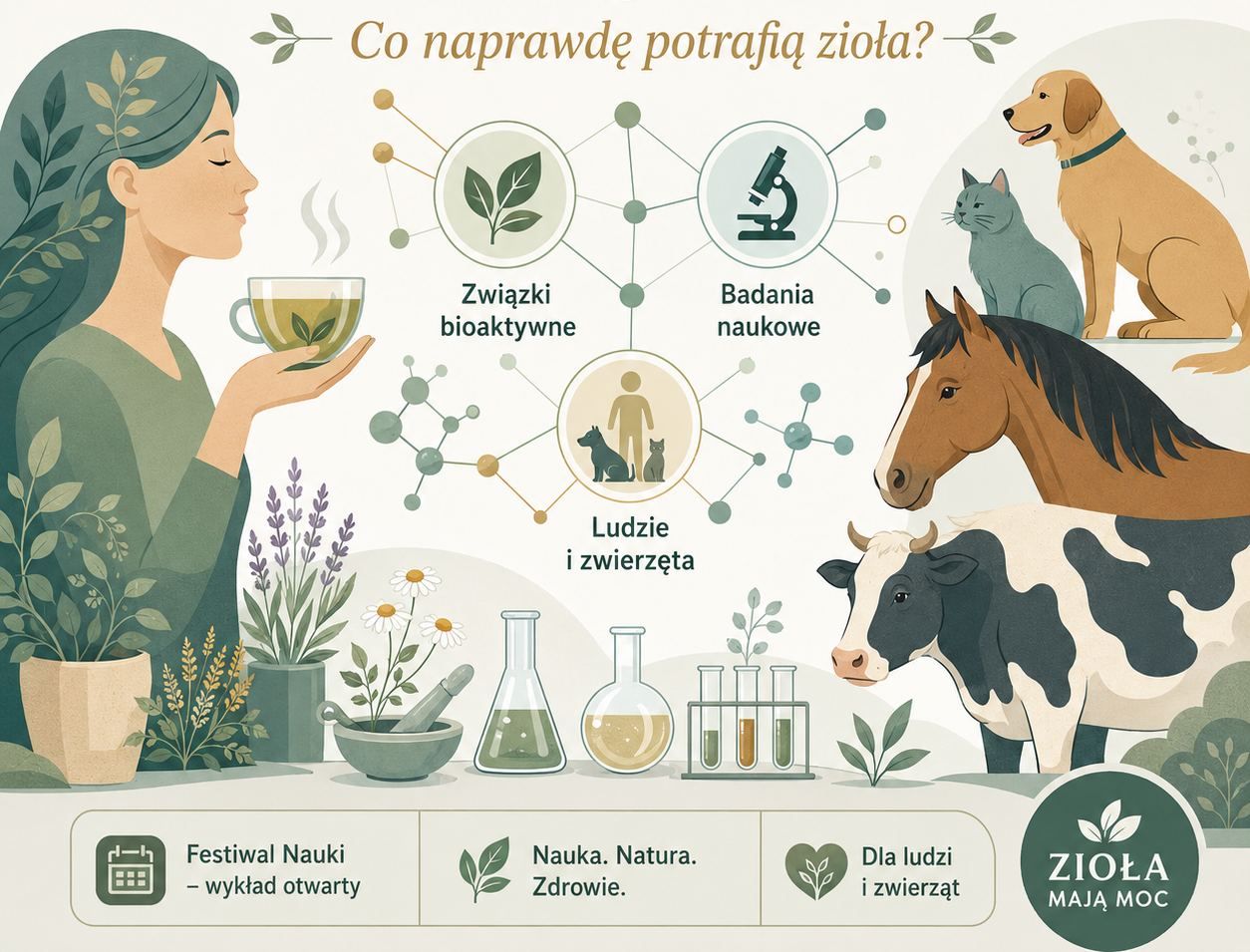 Rośliny, które chronią, leczą, trują– fascynujący świat substancji roślinnych