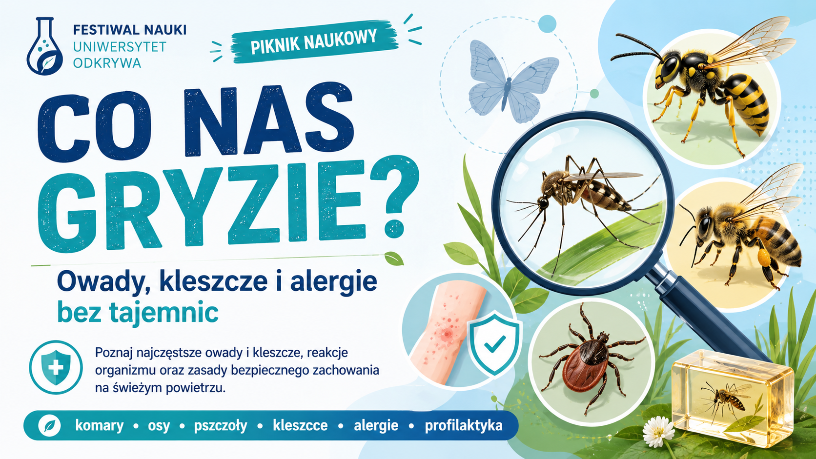 Co nas gryzie? Owady, kleszcze i alergie bez tajemnic