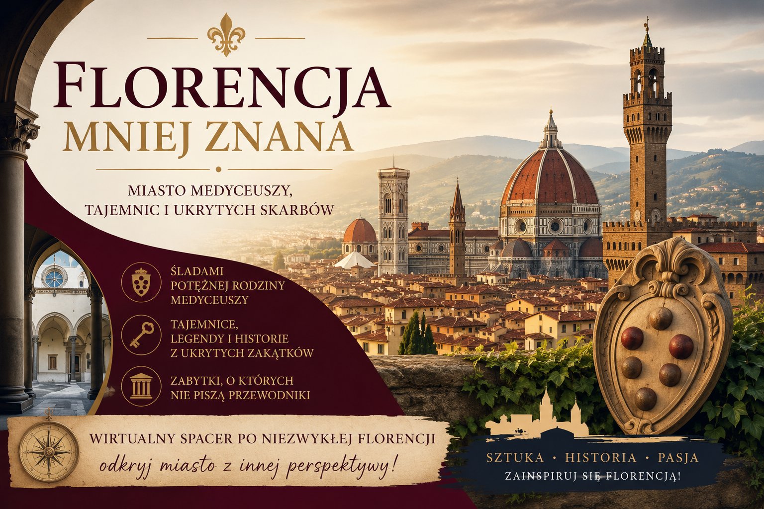 Florencja mniej znana. Miasto Medyceuszy, tajemnic i ukrytych skarbów
