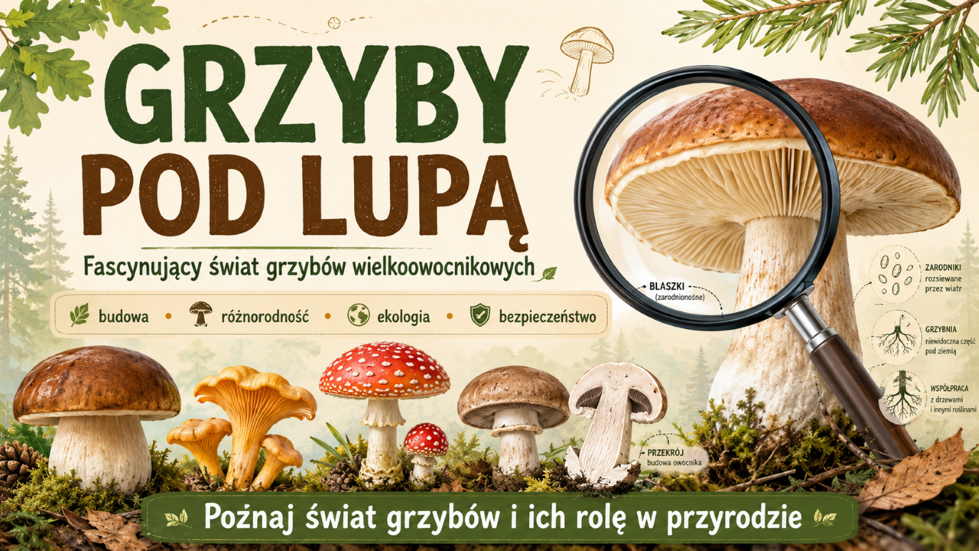 Grzyby pod lupą — fascynujący świat grzybów wielkoowocnikowych