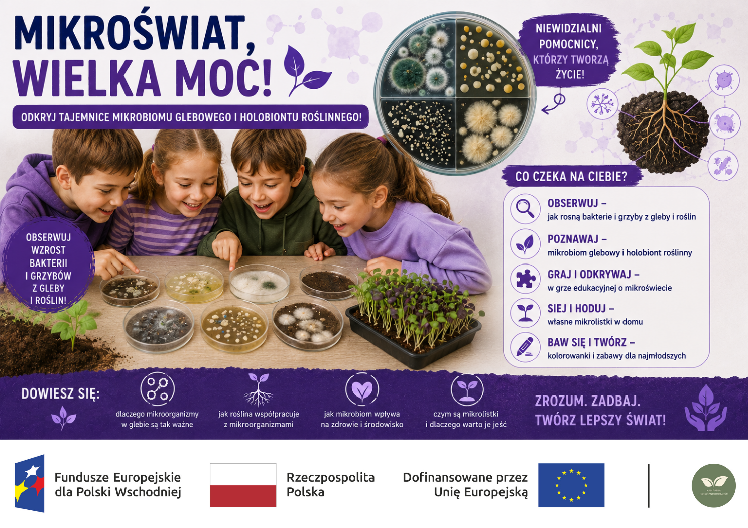 Holobiont roślinny, mikrobiom glebowy, microgreens - co to takiego?