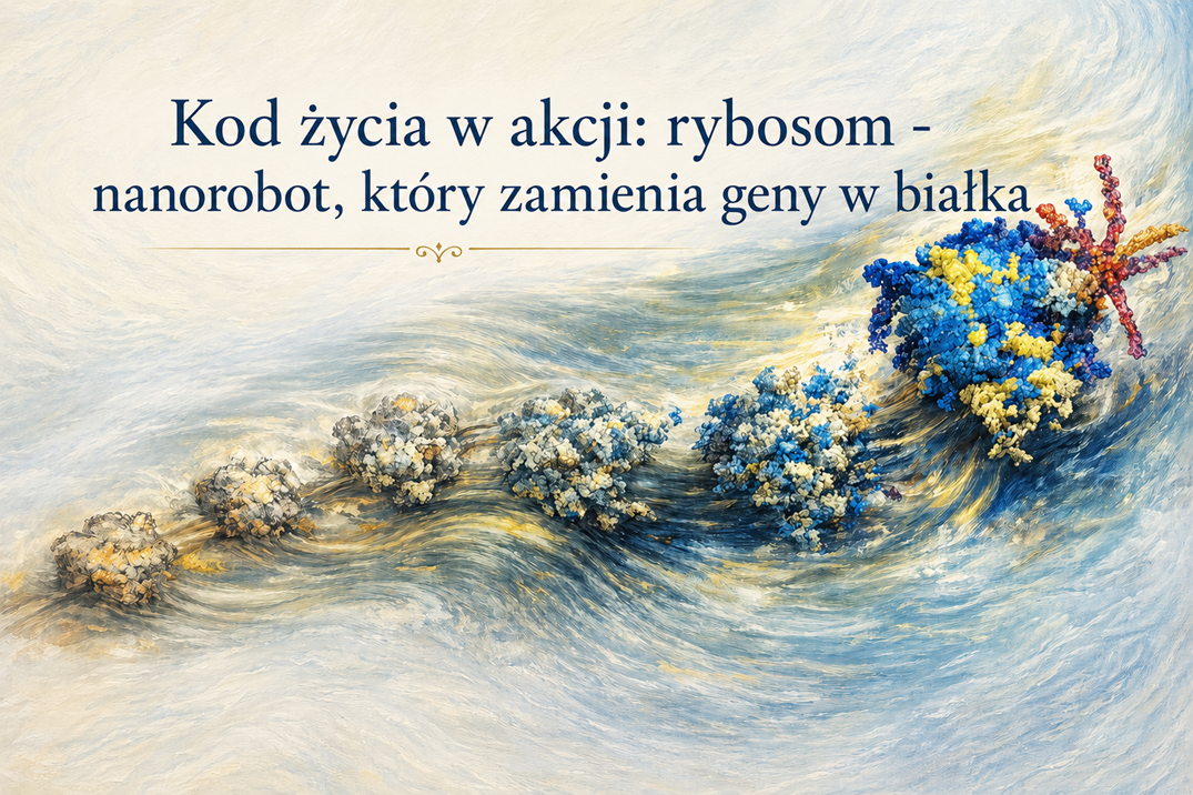Kod życia w akcji: rybosom – nanorobot, który zamienia geny w białka