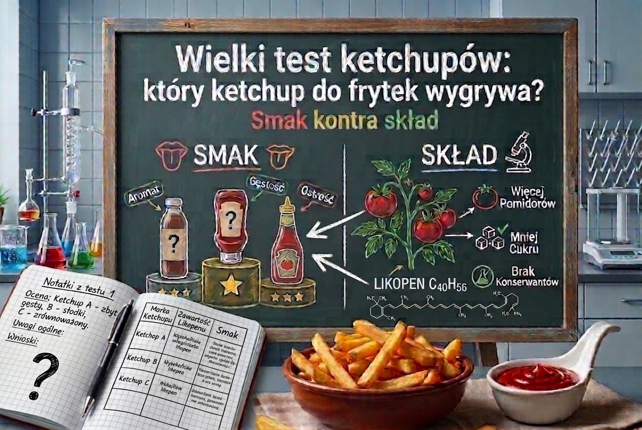 Wielki test ketchupów: który ketchup do frytek wygrywa? Smak kontra skład