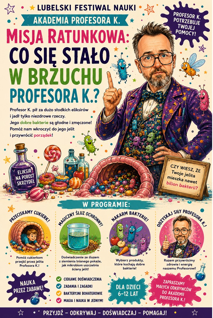 Akademia Profesora K. – Misja ratunkowa: Co się stało w brzuchu Profesora K.?