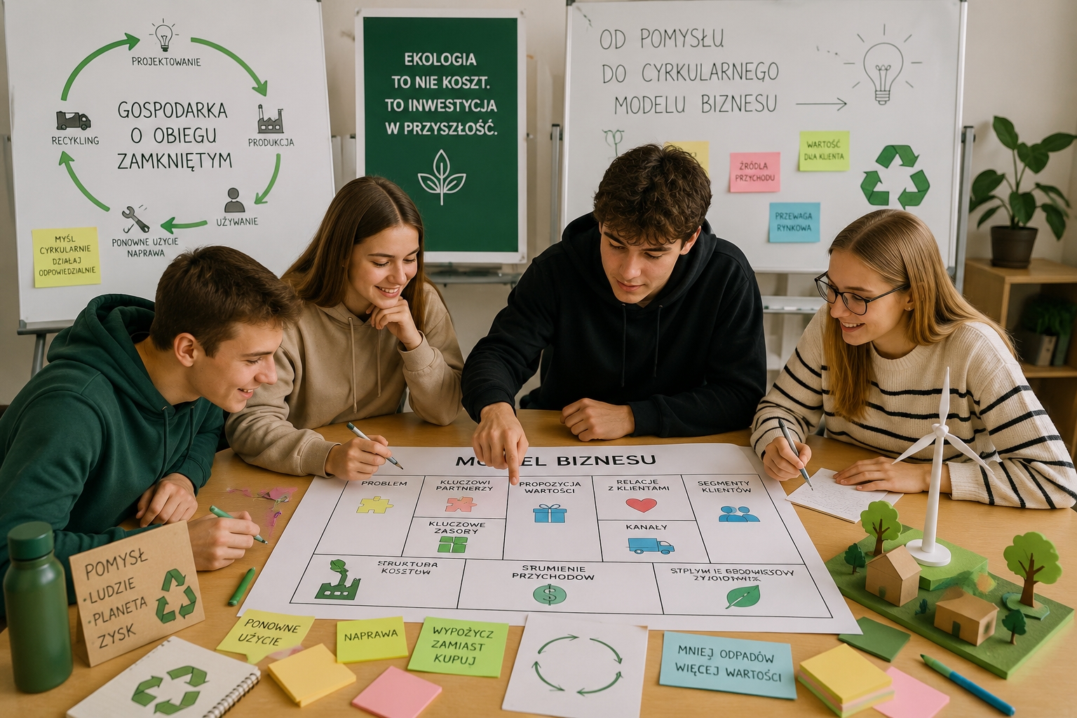 Projektowanie cyrkularnych modeli biznesu dla proekologicznych koncepcji przedsiębiorczych