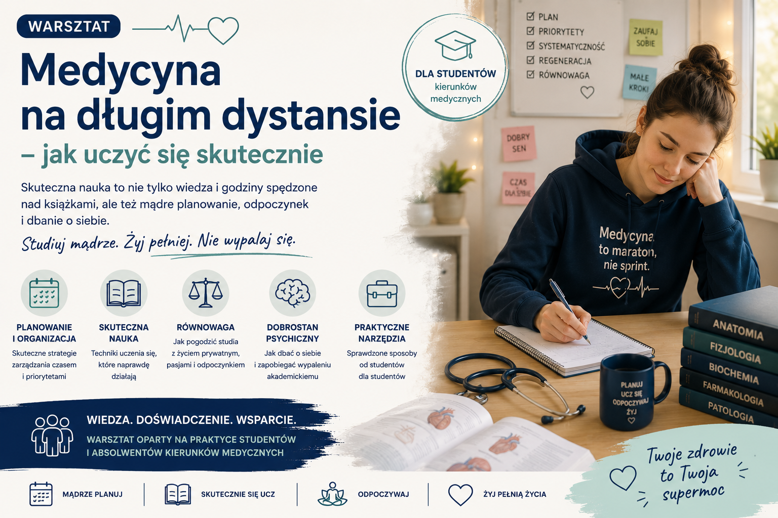 Medycyna na długim dystansie – jak uczyć się skutecznie?