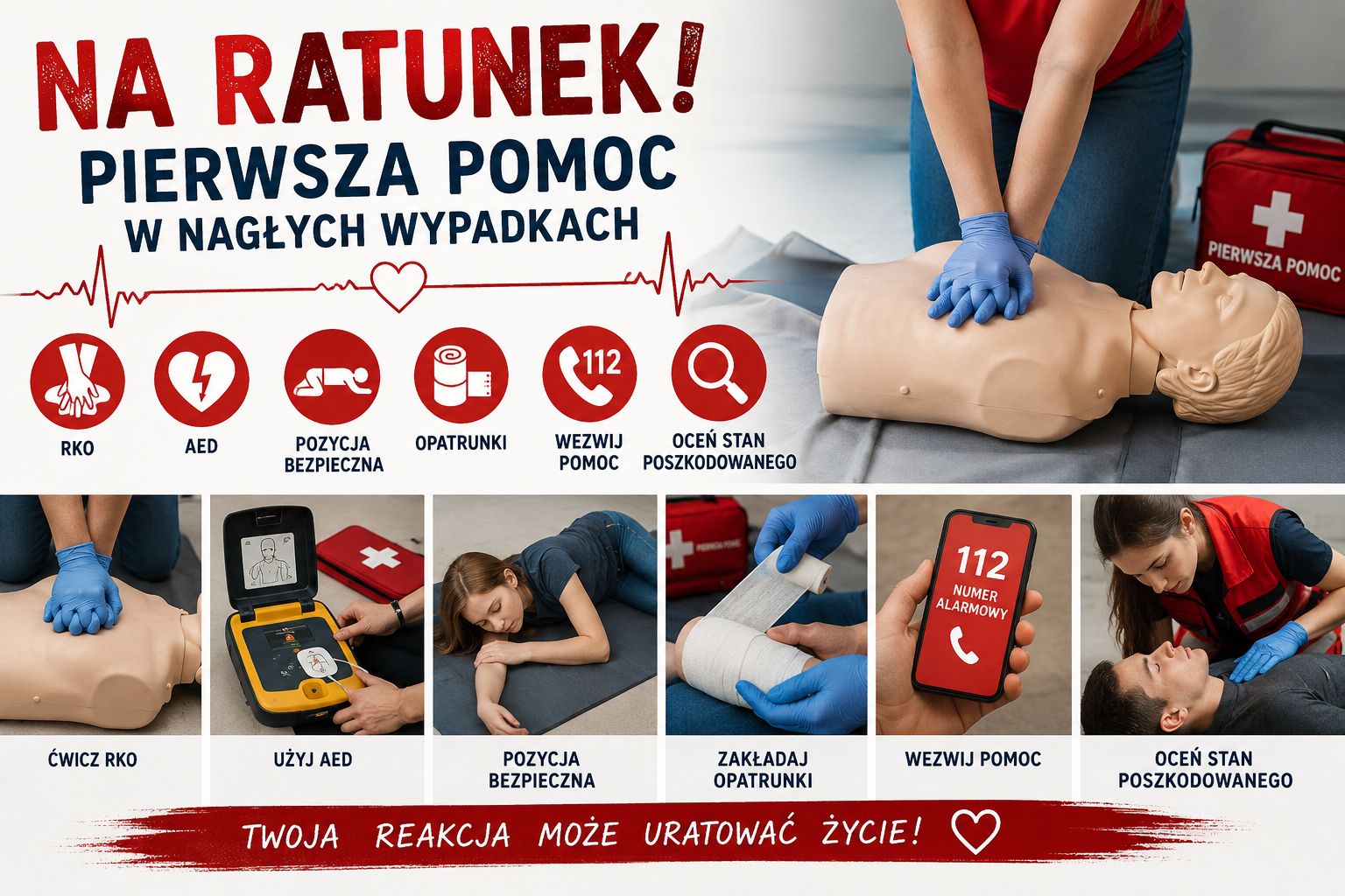Na ratunek! Pierwsza pomoc w nagłych wypadkach