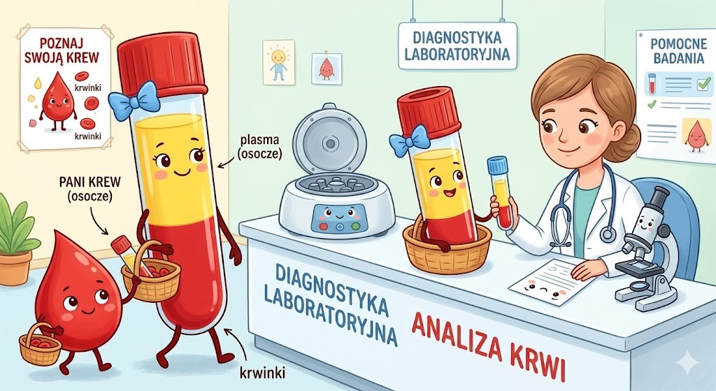 "Przychodzi krew do diagnosty laboratoryjnego" - warsztaty dla młodych odkrywców