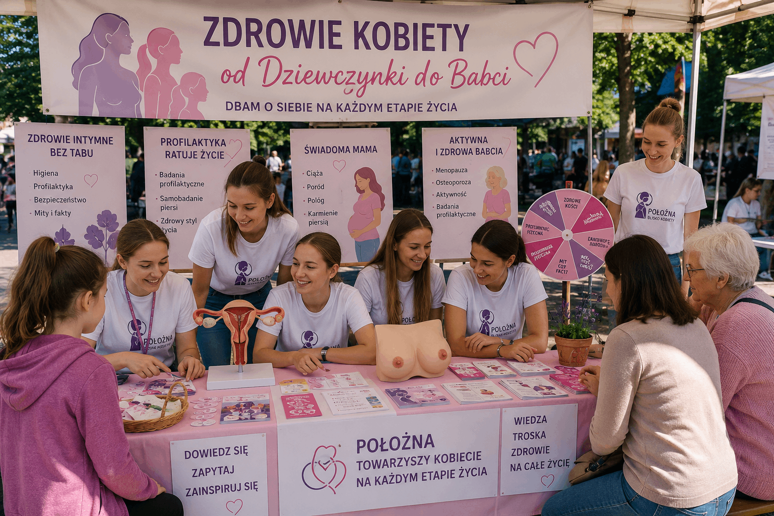 Zdrowie kobiety od dziewczynki do babci. Dbam o zdrowie na każdym etapie życia.