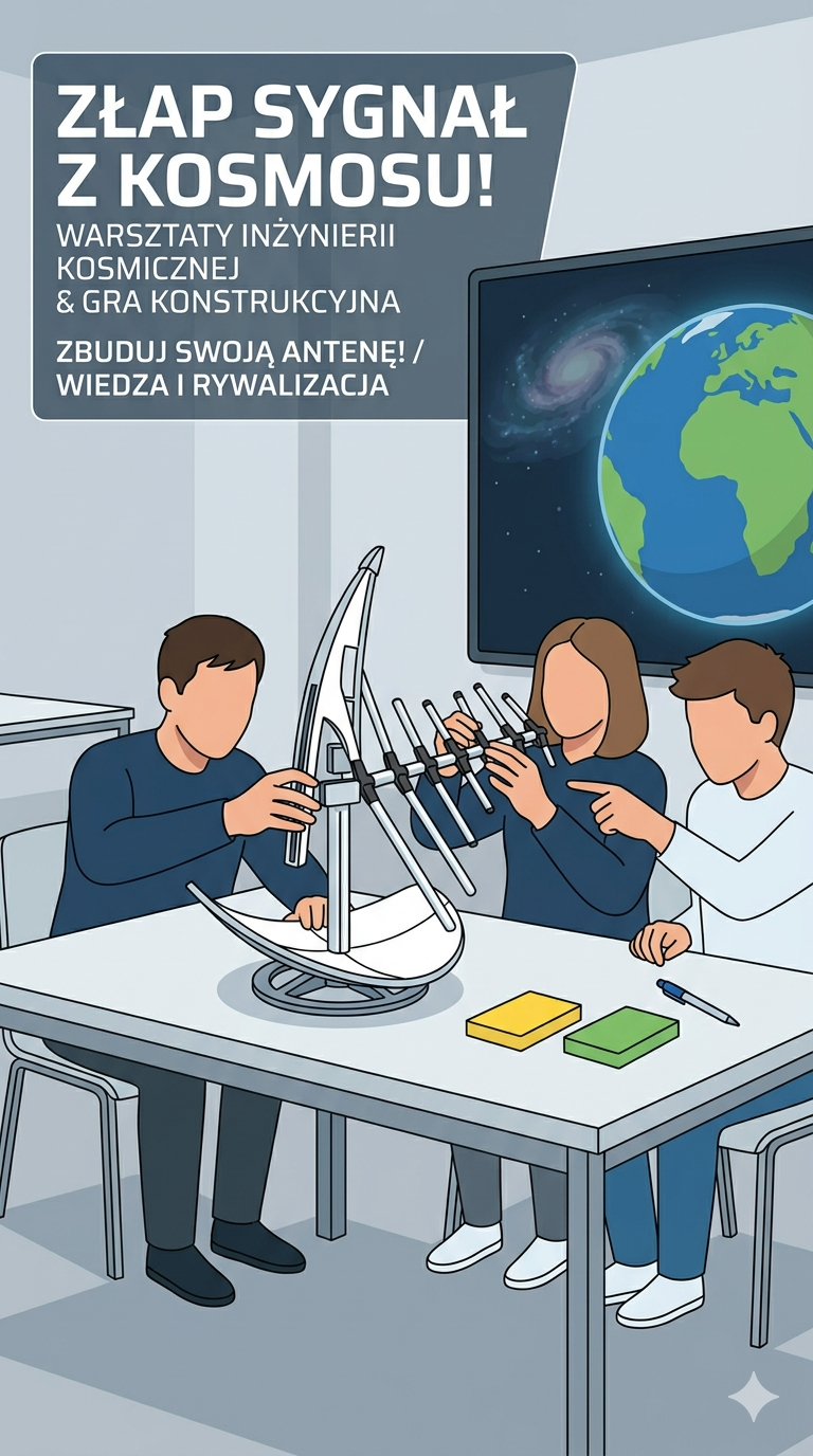 Złap sygnał z kosmosu! Warsztaty kosmicznej inżynierii