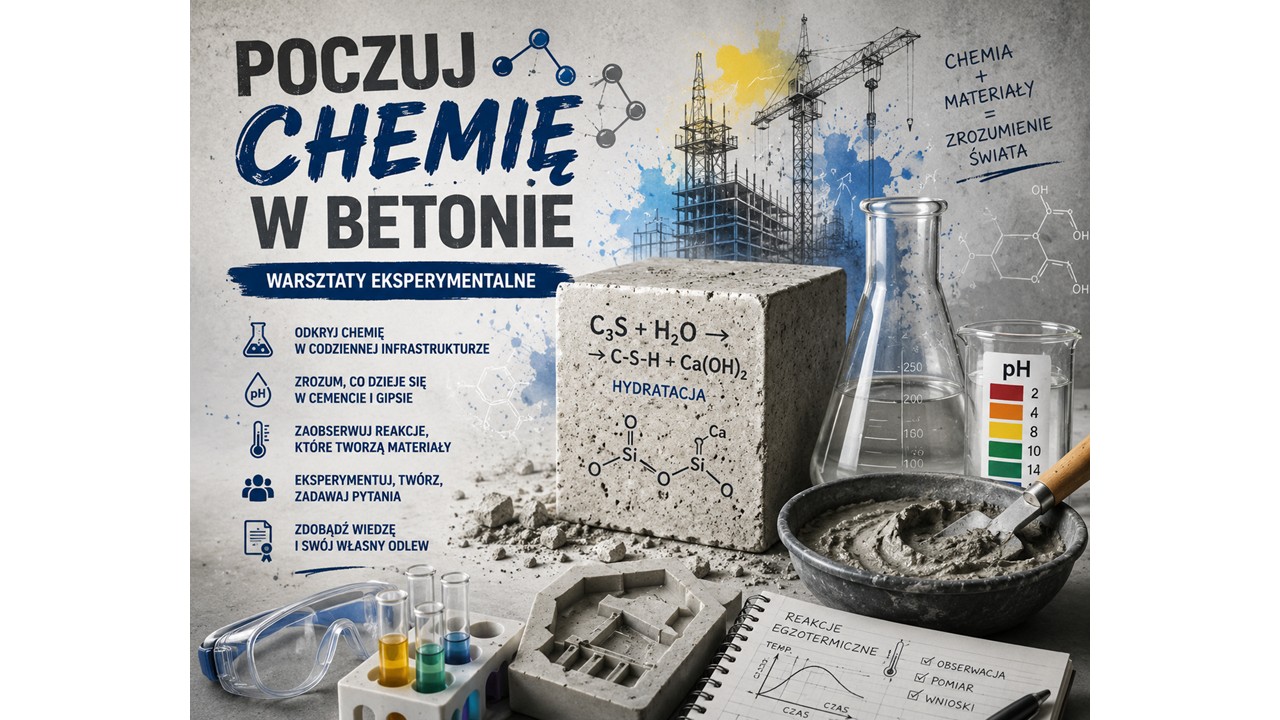 Poczuj chemię w betonie – warsztaty eksperymentalne