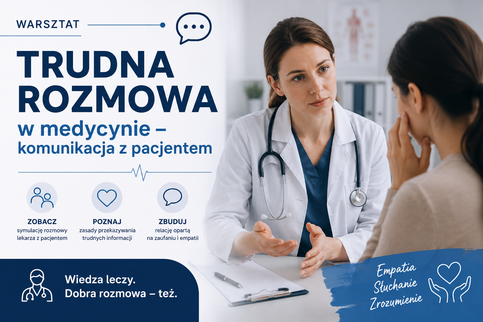 Trudna rozmowa w medycynie – komunikacja z pacjentem