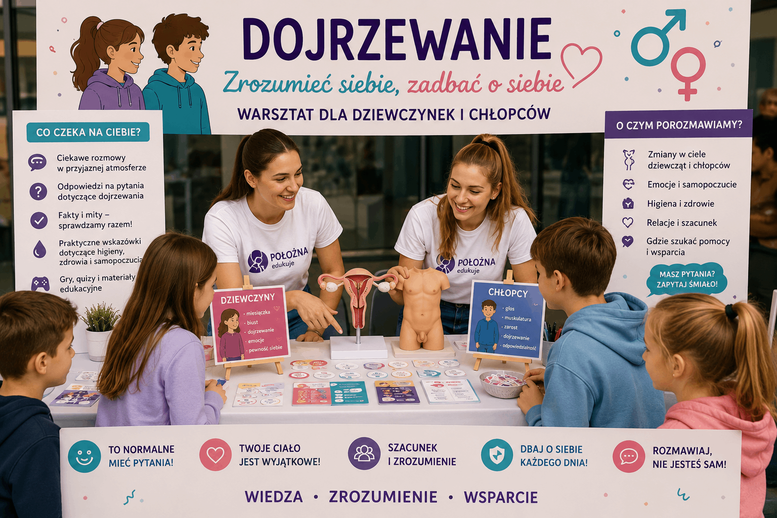 Poznaj swoje ciało - warsztaty o rozwoju młodego człowieka
