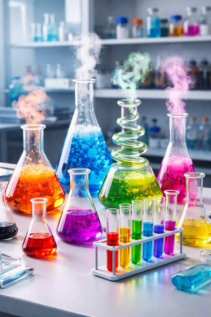 Kilka faktów o kolorowych reakcjach w chemii