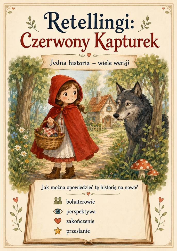 Po co zmieniać baśnie? Warsztat o retellingach