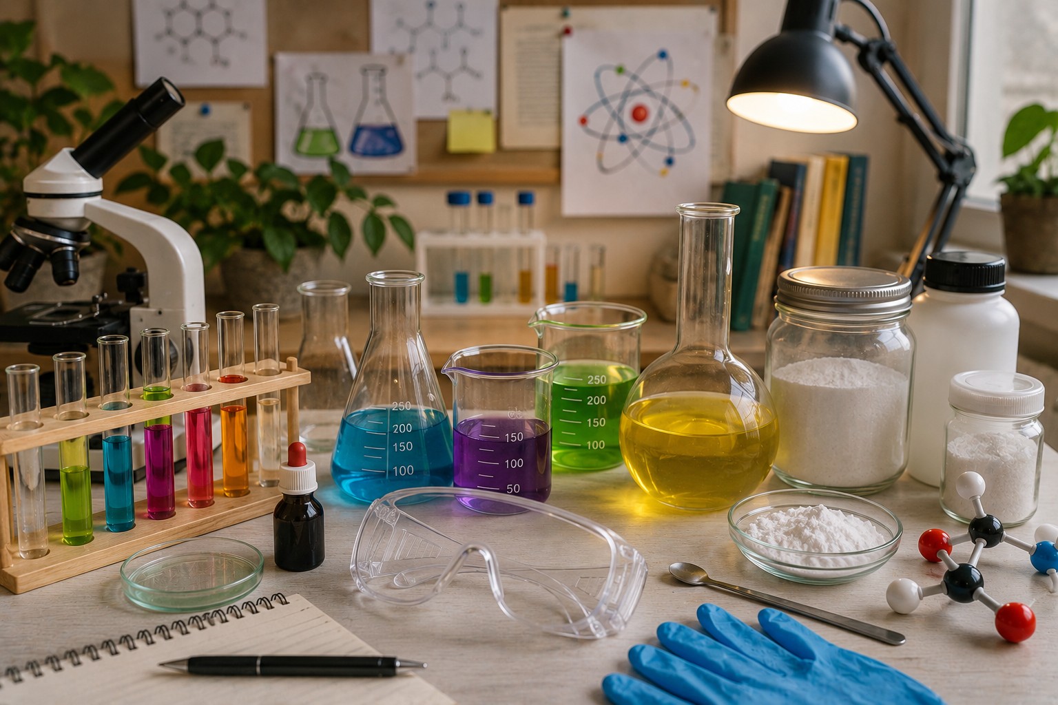 Moje pierwsze spotkanie z chemią - czyli domowe laboratorium