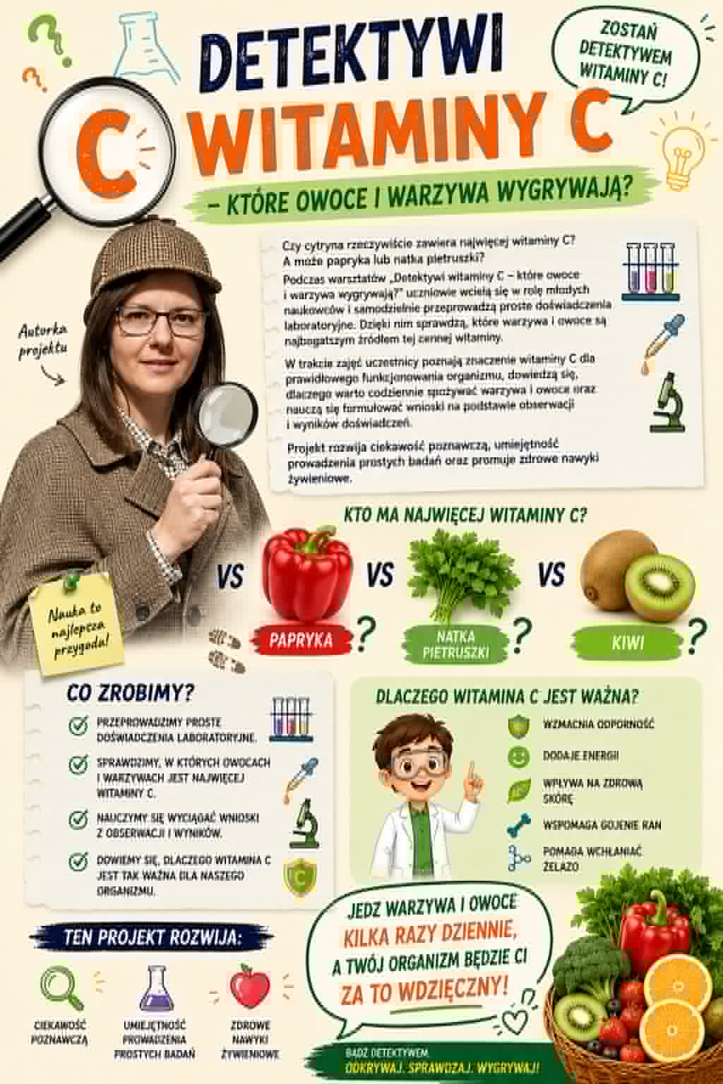 Detektywi witaminy C – które owoce i warzywa wygrywają?