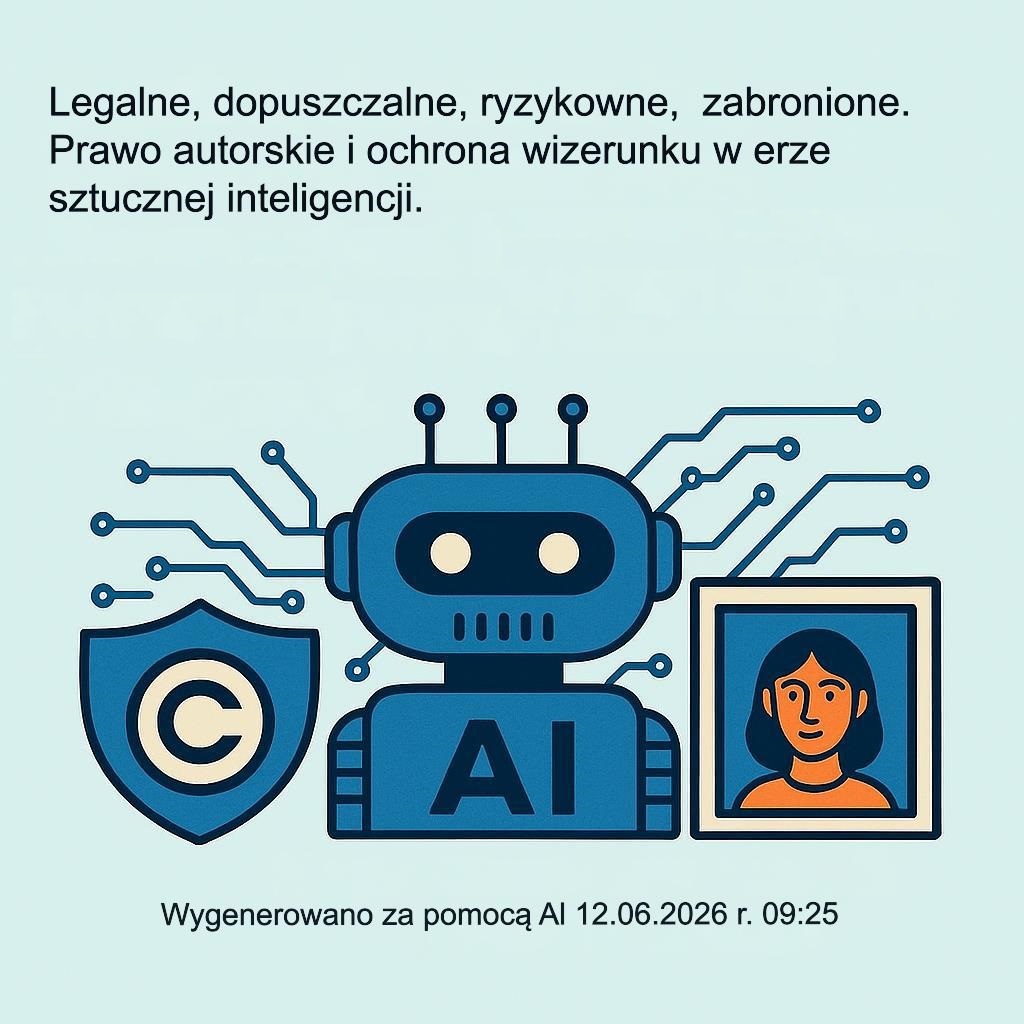 Legalne, dopuszczalne, ryzykowne, zabronione. Prawo autorskie i ochrona wizerunku w erze sztucznej inteligencji. Warsztaty dla licealistów.