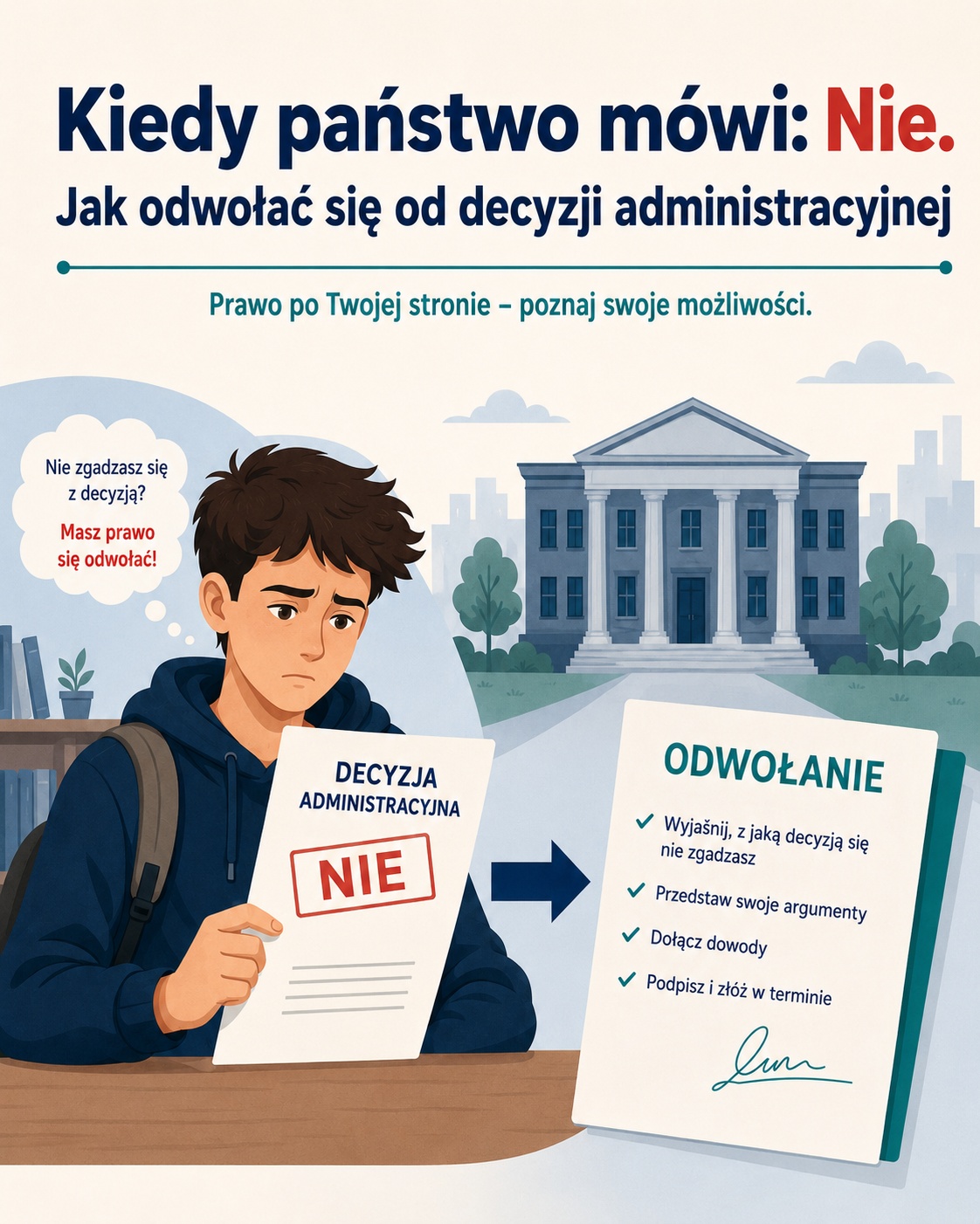 Kiedy państwo mówi: Nie. Jak odwołać się od decyzji administracyjnej
