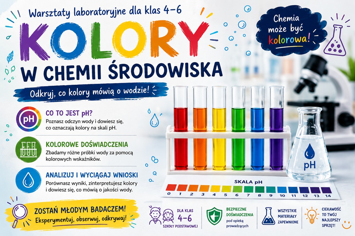 Kolory w chemii środowiska – odkrywamy tajemnice wody