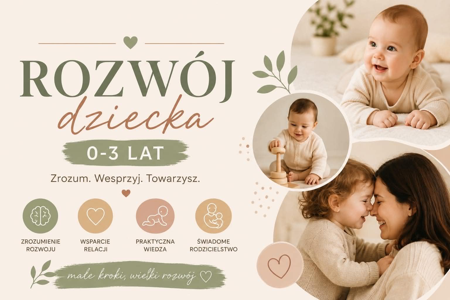 Kluczowe momenty w rozwoju dziecka i ich znaczenie dla rozwoju psychomotorycznego dzieci w wieku 0–3 lat
