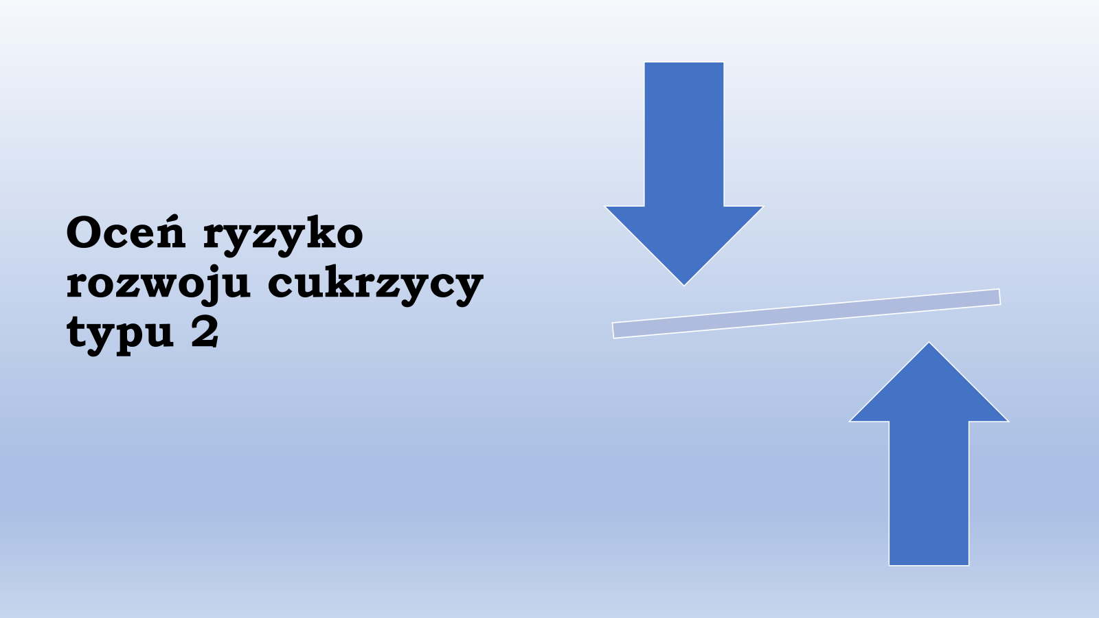 Oceń ryzyko rozwoju cukrzycy typu 2