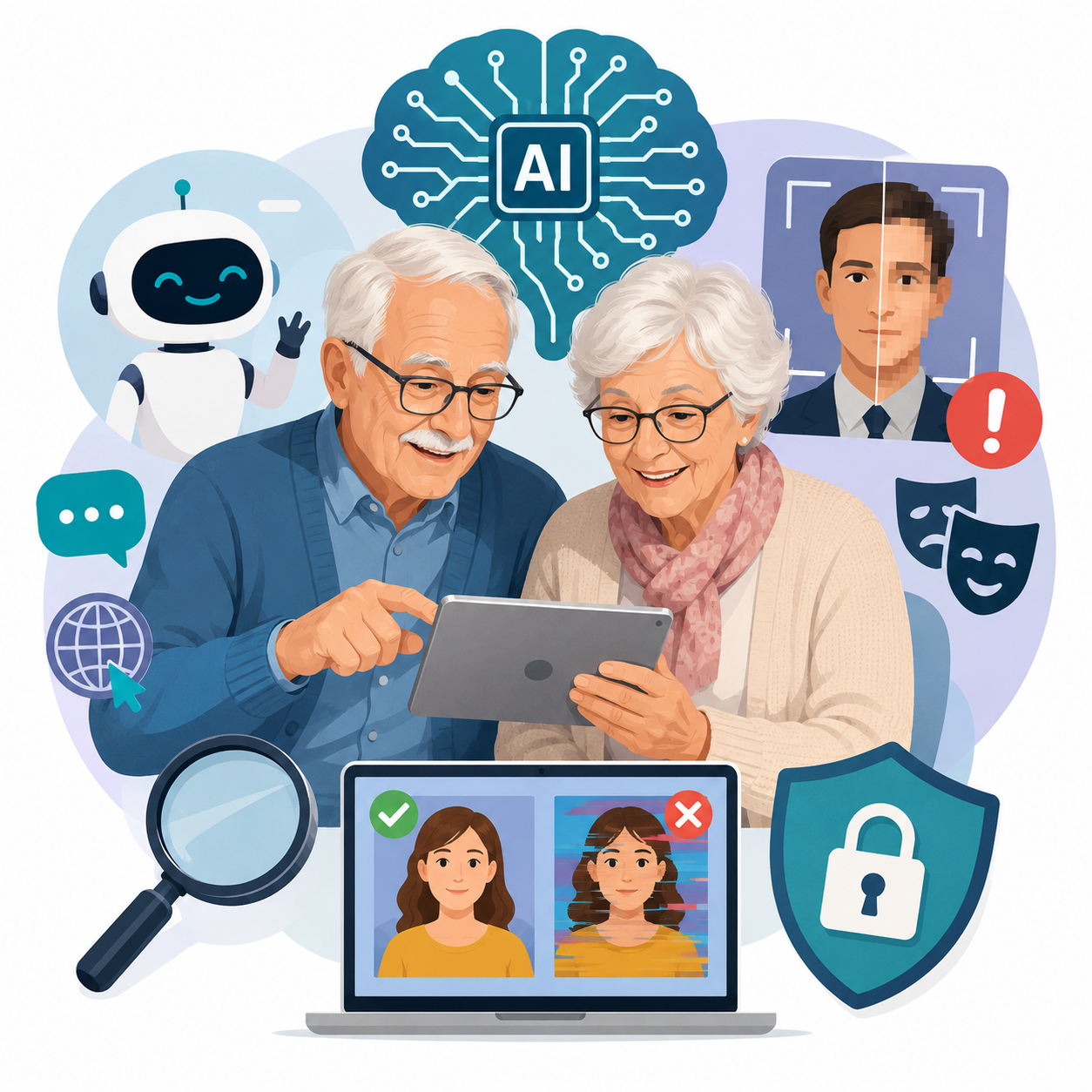 Seniorzy kontra AI. Jak nie dać się oszukać sztucznej inteligencji?