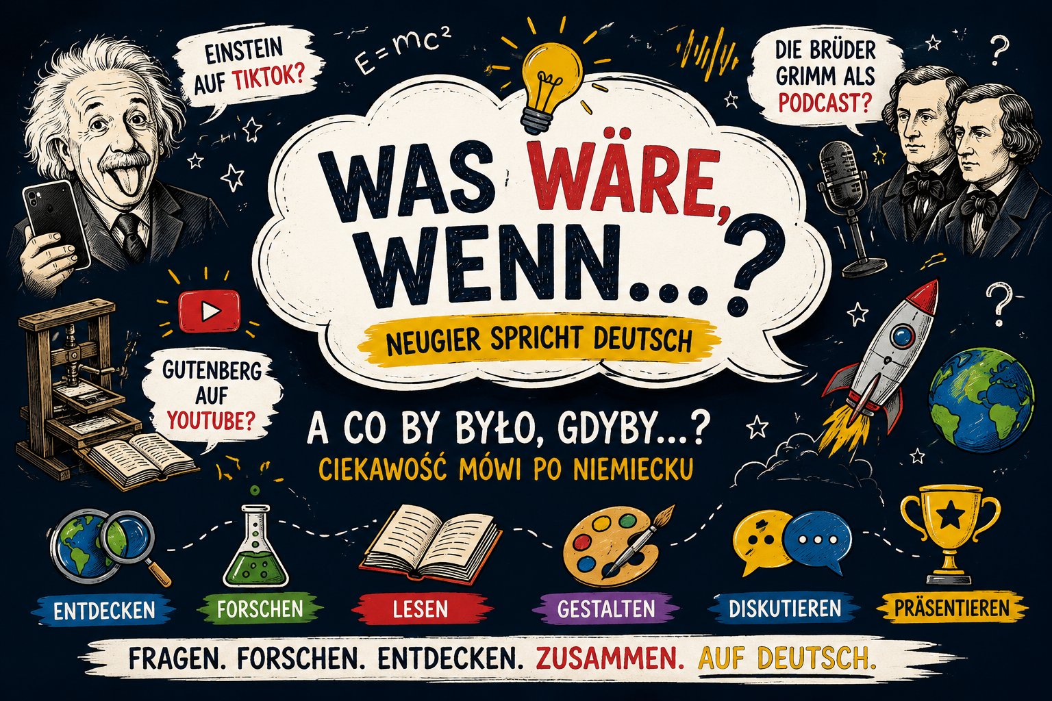 A co by było, gdyby...? Ciekawość mówi po niemiecku