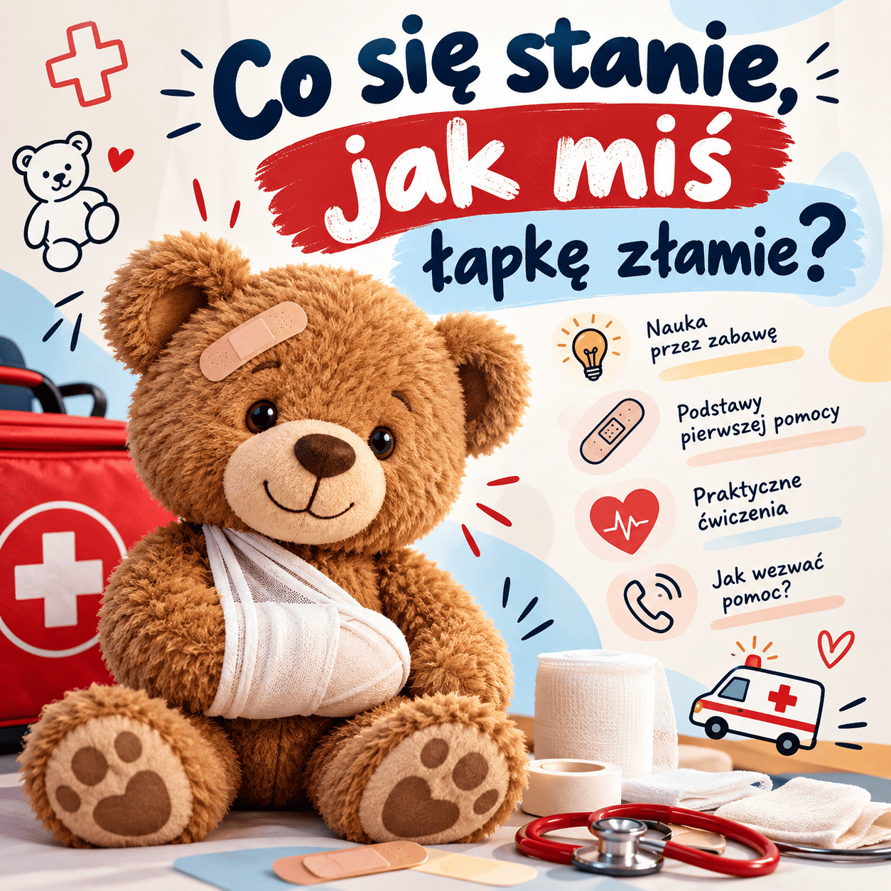 Co się stanie jak Miś łapkę złamie?