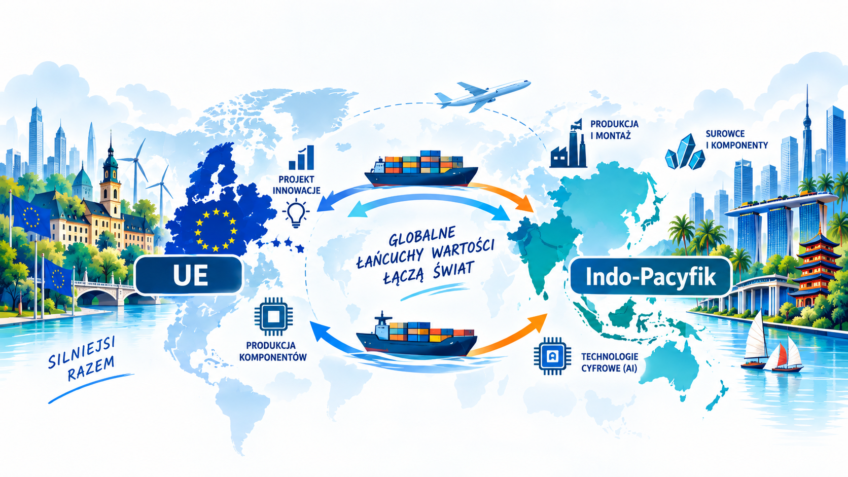 Globalne łańcuchy wartości i ich rola w relacjach gospodarczych między Europą i Azją