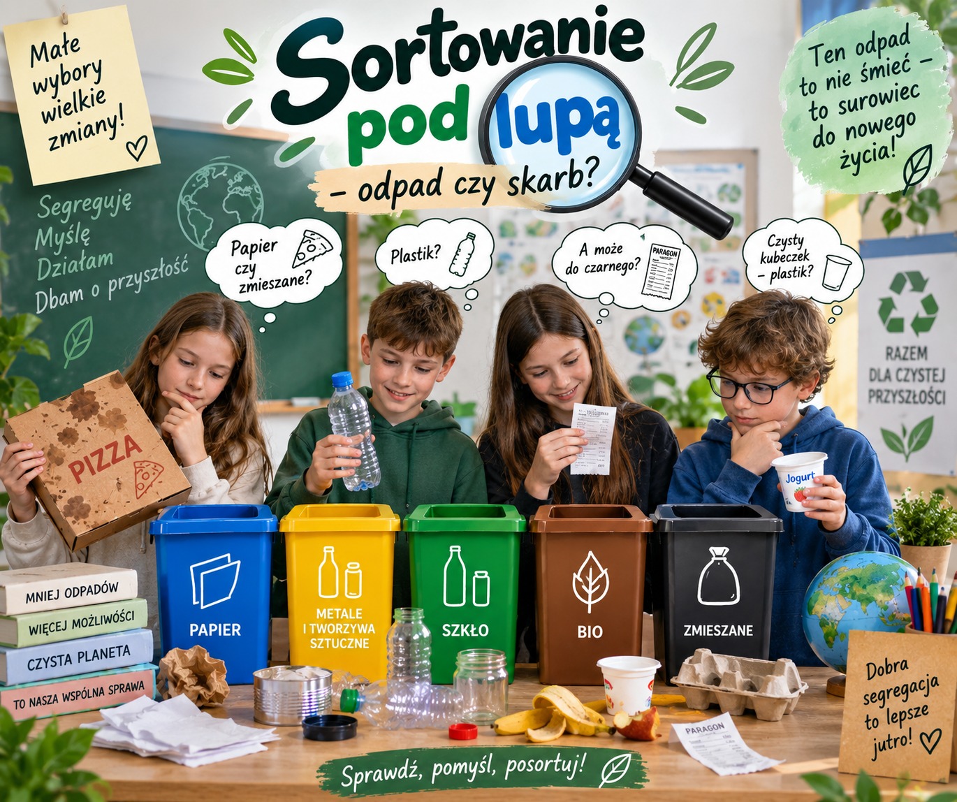 „Sortowanie pod lupą – odpad czy skarb?”